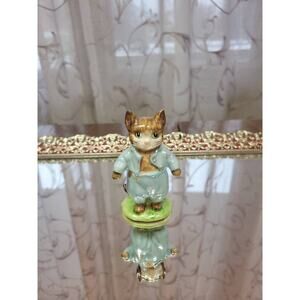 Vintage Beatrix Potter Tom Kitten Figurine, F. Warne & Co Ltd. Beswick England
